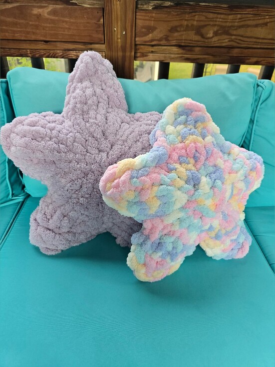 Handmade Other - !!HANDMADE!! Plush Starfish Throw Pillow - Choice Of 1